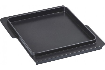 Cast-iron griddle induction barbecue