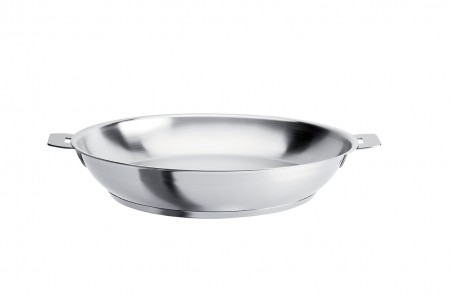thumbs Cristel stainless steel high frying pan + Handle