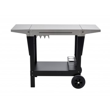 Trolley for induction barbecue plancha grill